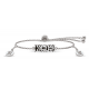 BRACELET ARGENT TIKI SOURIRE